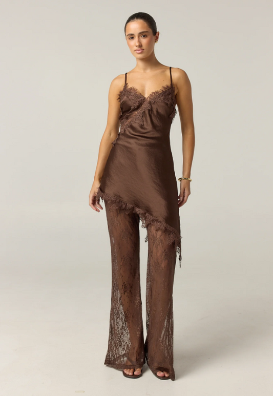 Lilah Lace Set Chocolate