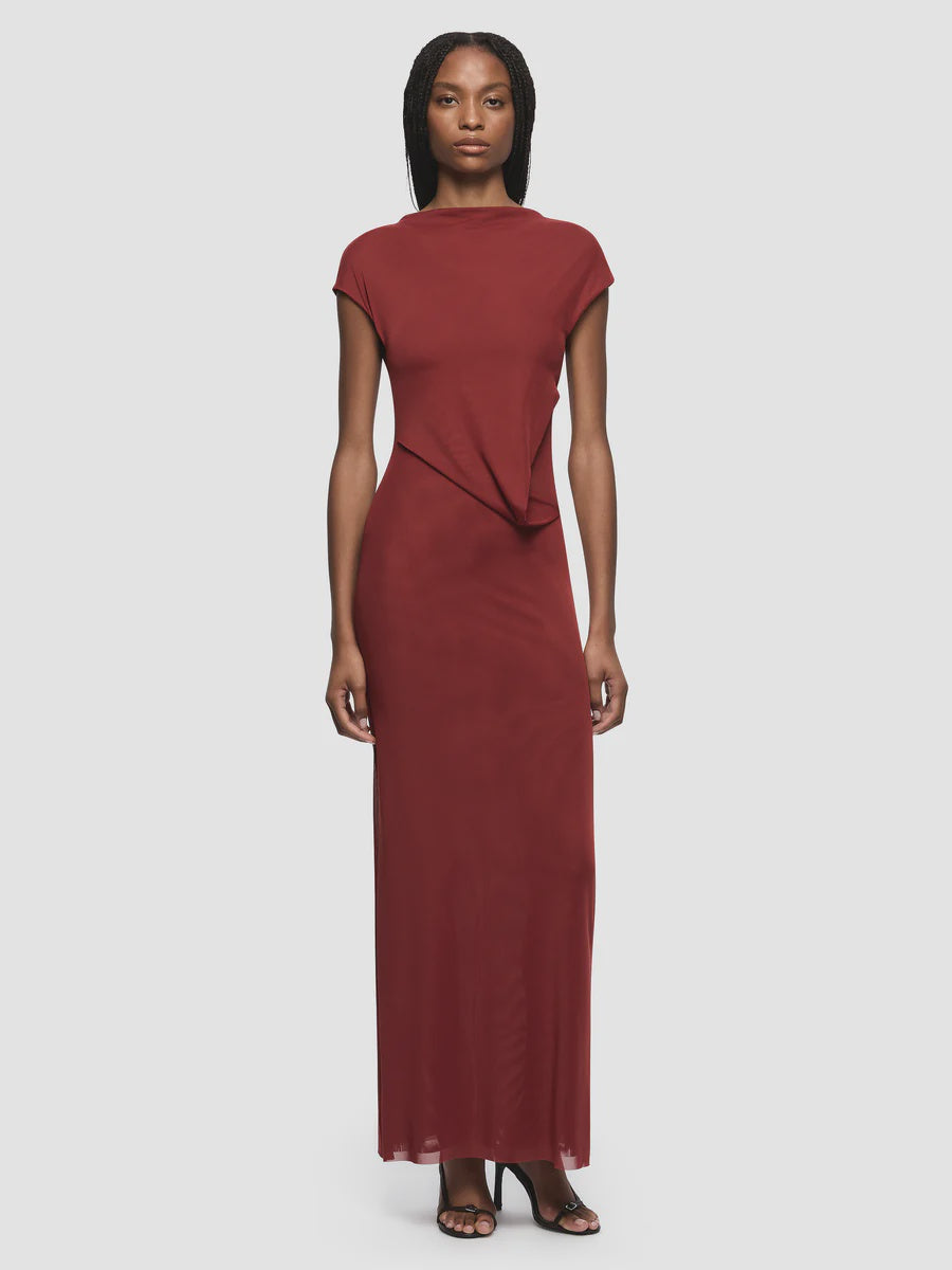 Willorin Layered Maxi Dress in Sangria