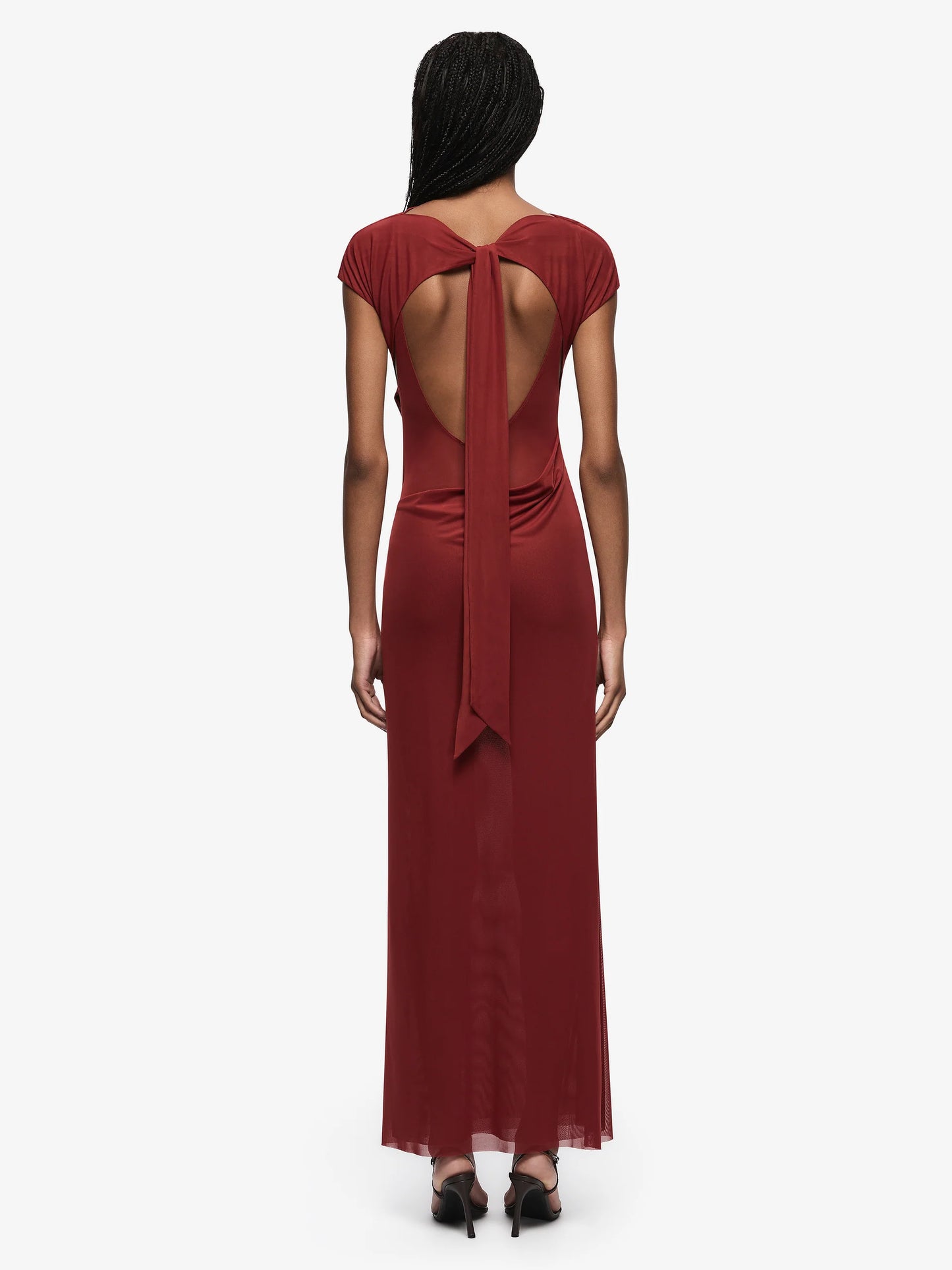 Willorin Layered Maxi Dress in Sangria