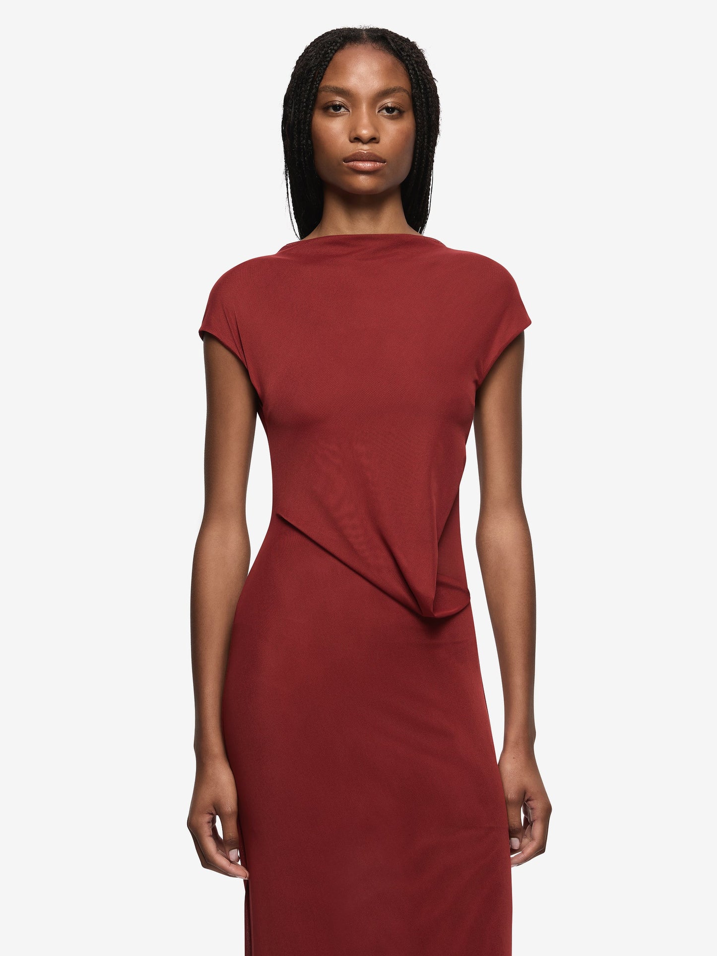 Willorin Layered Maxi Dress in Sangria
