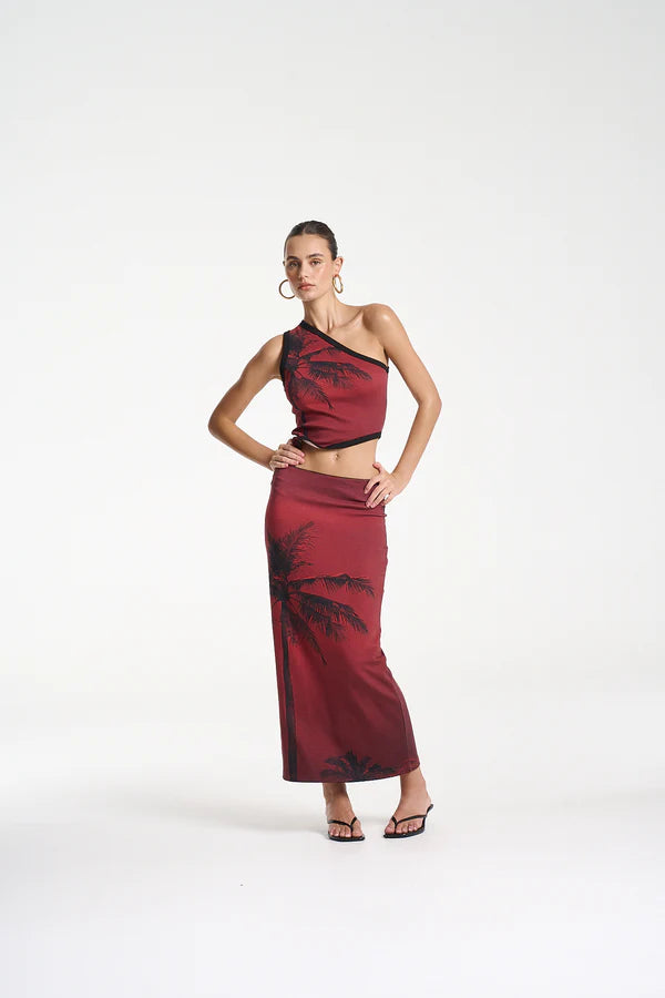 Summi Midi Skirt - La Palma