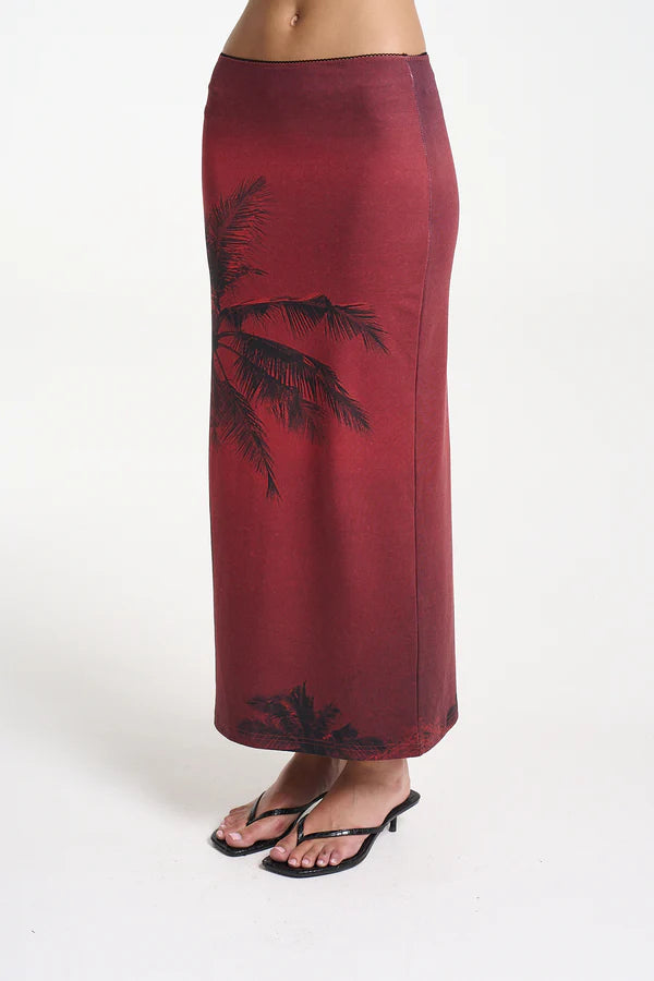 Summi Midi Skirt - La Palma