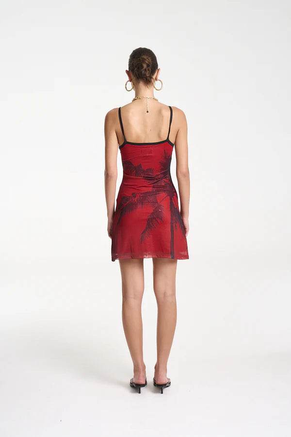 A Line Mini Mesh  Dress - La Palma