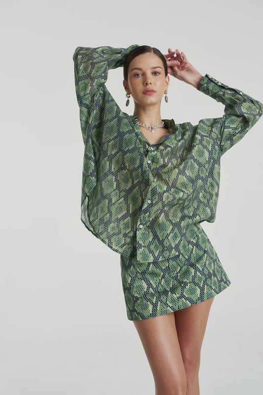 SHEER LS SHIRT - VIPER